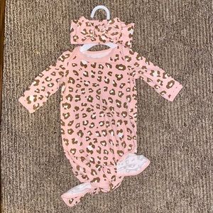 Baby Girl Gown & Bow